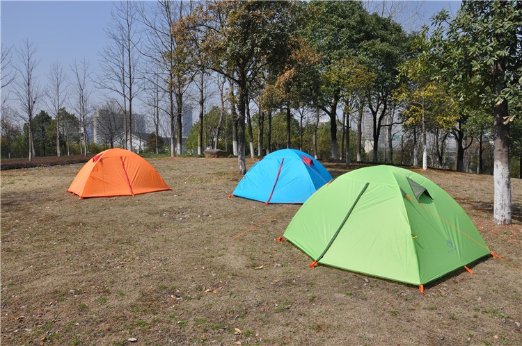 Cheap Goat Tents JUNGLE KING outdoor 8.5mm aluminum pole camping tent for two people double layer waterproof and rainproof nylon winter hiking ca Tents 